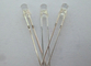 3mm round pure blue Indicator LED with water clear diffused LED diode components